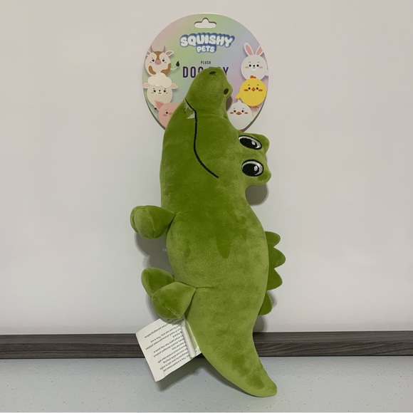 Squishy Pets Plush Alligator Dog Toy-NWT - Picture 3 of 6